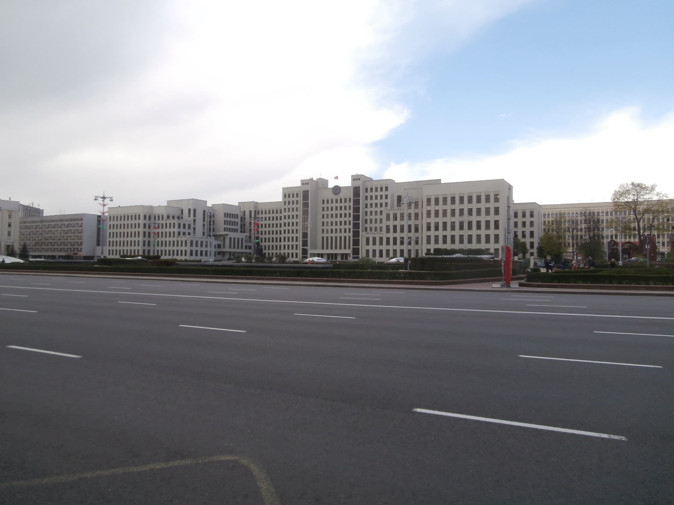 Independence Square (formerly Lenin Square) in Minsk, Belarus
