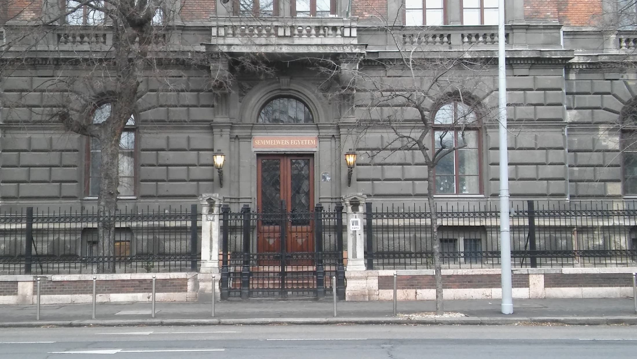 The central administrative building of Semmelweis University in Budapest
