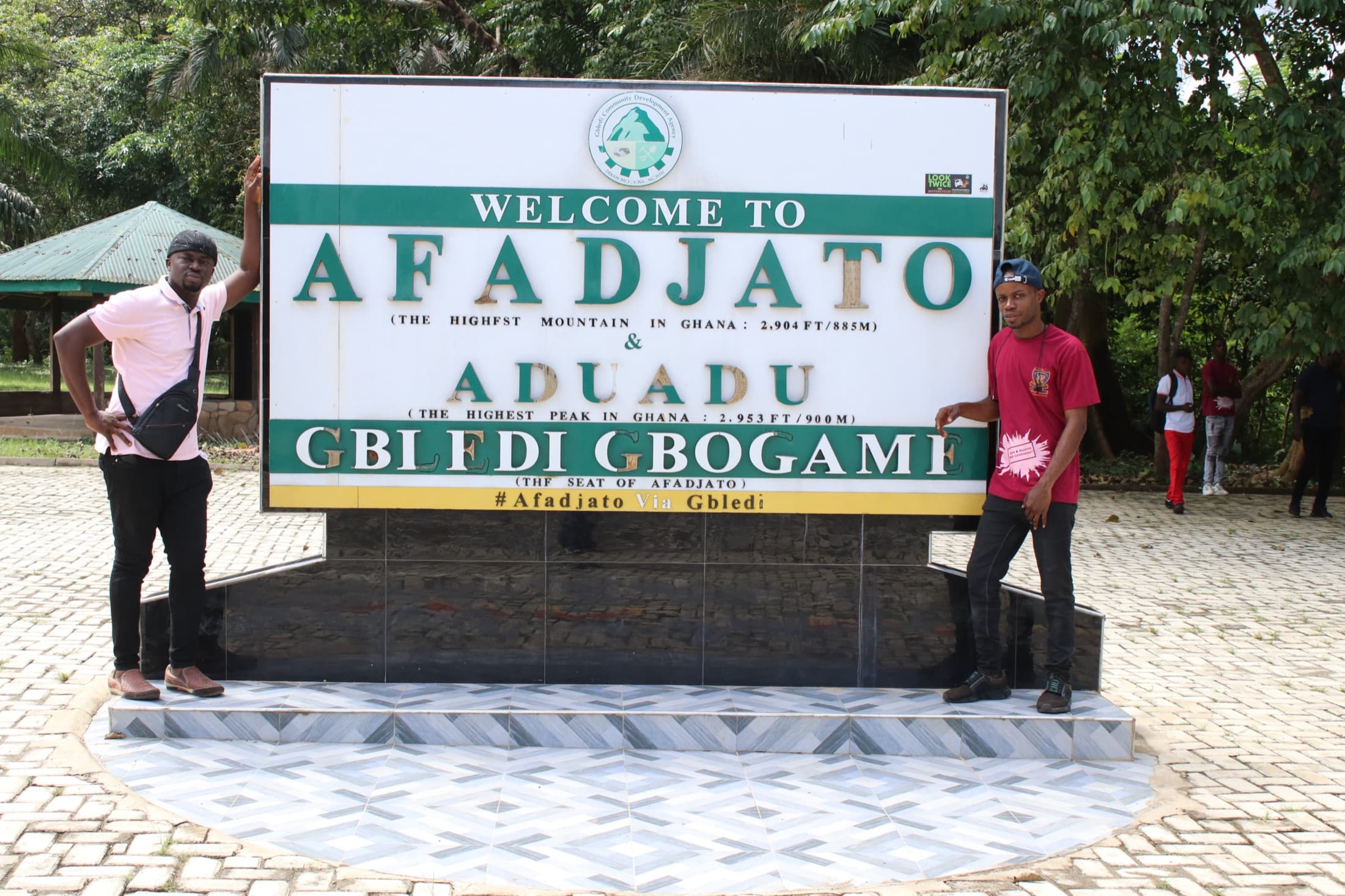 View from Mount Afadjato, the tallest mountain in Ghana, in the Volta Region