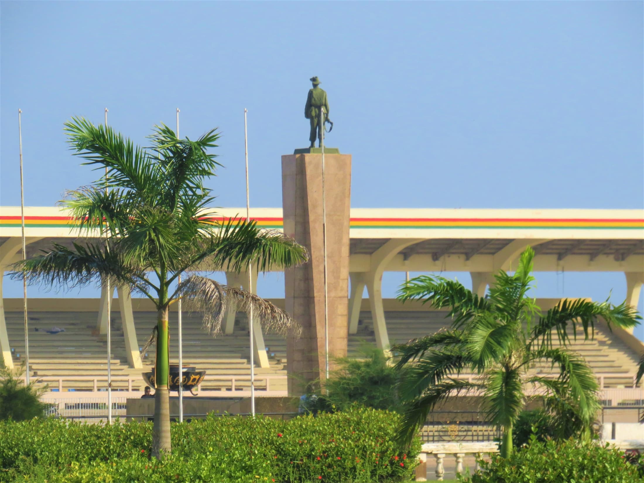 The Independence Monument and grandstands of Black Star Square in Accra