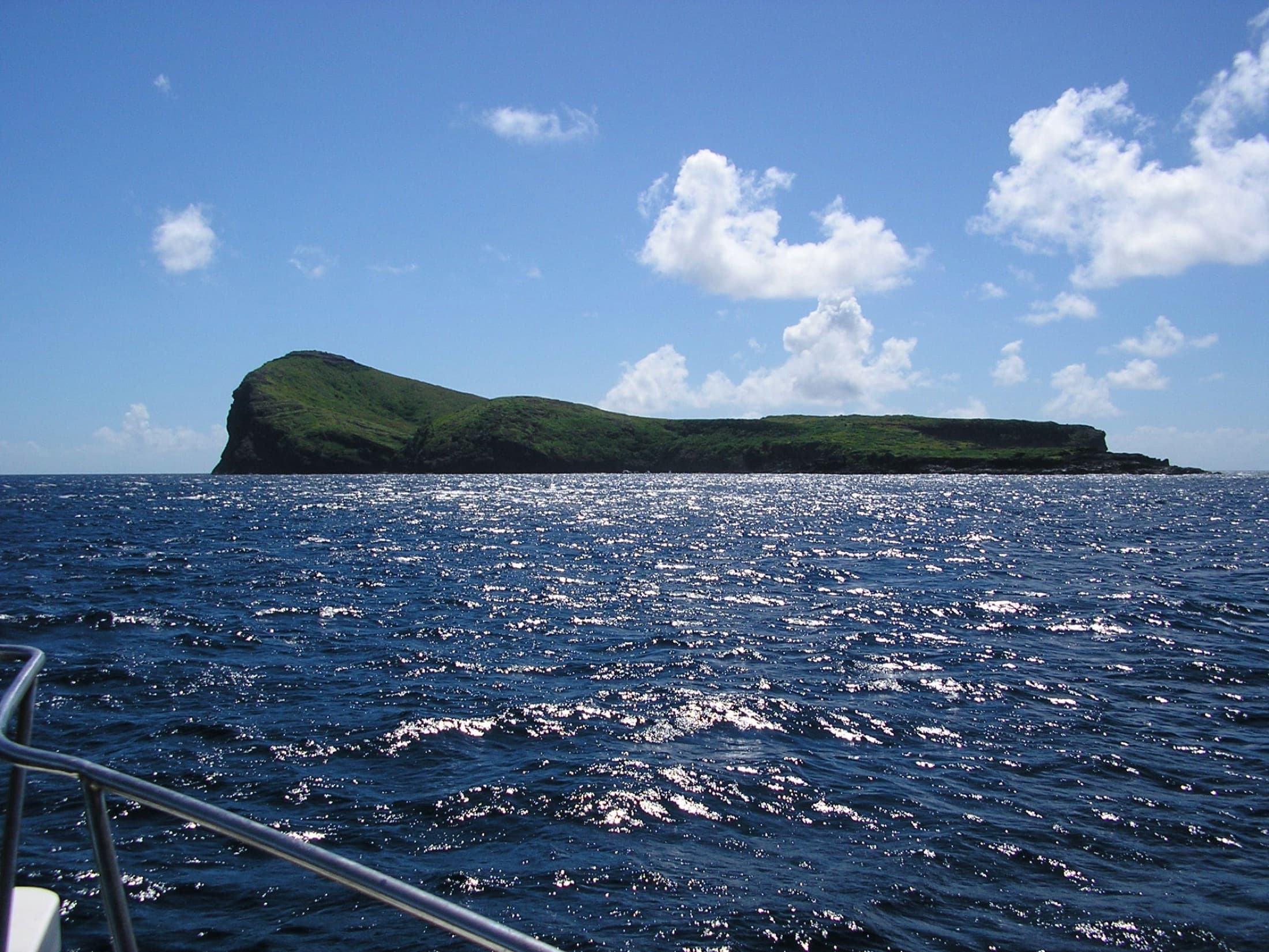 Coin de Mire (Gunner's Quoin) islet seen from Grand Baie, Mauritius